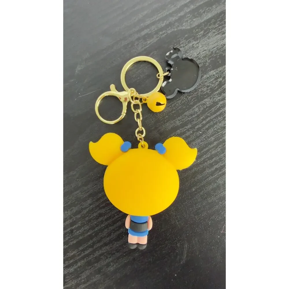 The Powerpuff Girls Bubbles Keychain - Bag Charm - NEW